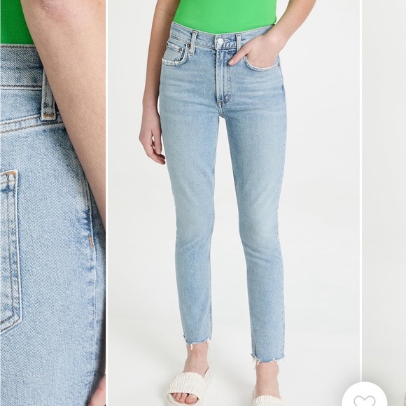 Agolde merrel mid rise jeans size 27 - Picture 4 of 8